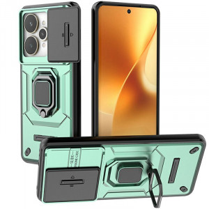 Transformer Ring Holder | Противоударный чехол с кольцом и шторкой камеры  для Realme 15 5G