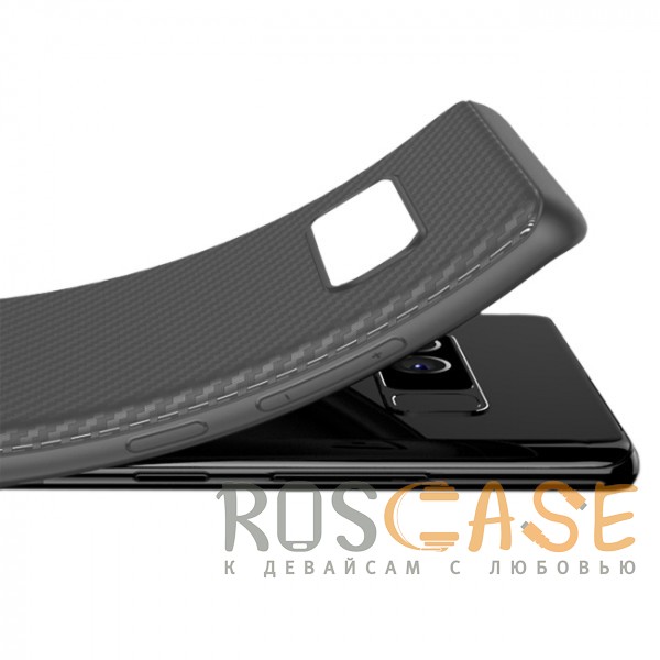 Фото Серый iPaky Musy | Ультратонкий чехол для Samsung Galaxy Note 8 с карбоновым покрытием