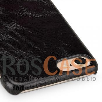 Изображение Черный / Charcoal Black Кожаная накладка TETDED Lava series для Apple iPhone 7 / 8 (4.7")