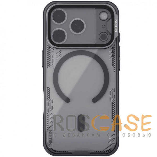 Фото Черный Nillkin Iceblade Prop Magnetic | Полупрозрачный чехол с поддержкой Magsafe и подставкой для iPhone 17 Pro