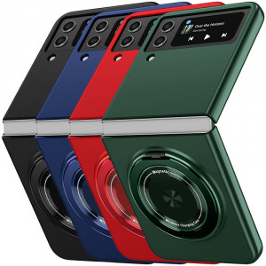 Matte Shield Ring | Тонкий пластиковый чехол с кольцом Magsafe для Samsung Galaxy Z Flip 4