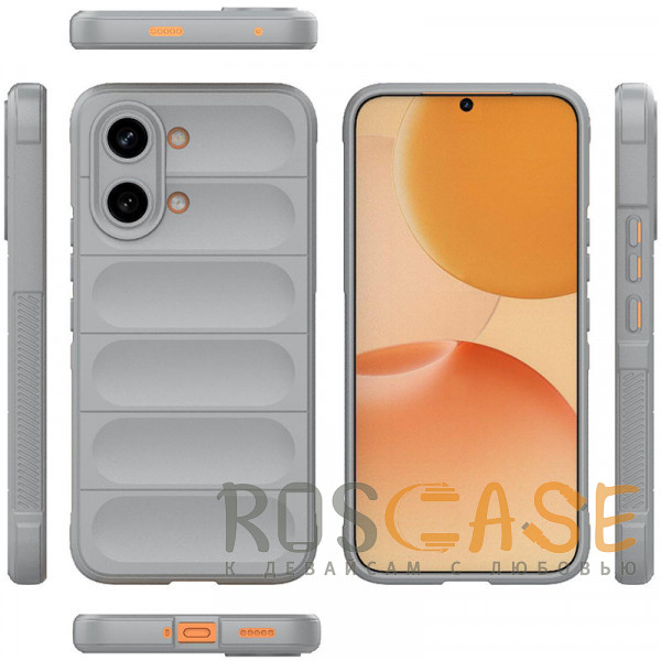 Фото Серый Flex Silicone | Противоударный чехол для Poco X8 Pro Max / Xiaomi Turbo 5 Max с защитой камеры
