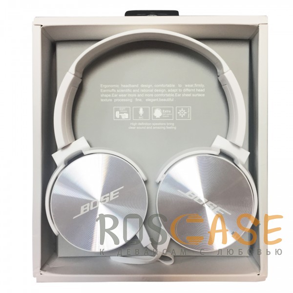 

Bose MDR-450AP | Накладные наушники с кнопкой ответа на вызов (Белый)