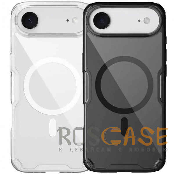 Фото Nillkin Nature PRO Magnetic | Прозрачный силиконовый чехол для магнитной зарядки для iPhone 17 Air