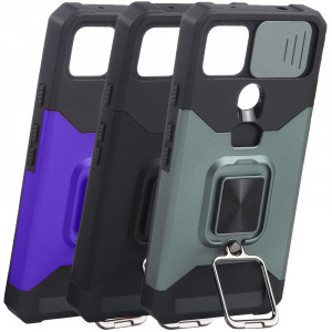 Multi Case | Чехол с кольцом, отделением для карты и шторкой камеры для Google Pixel 5a