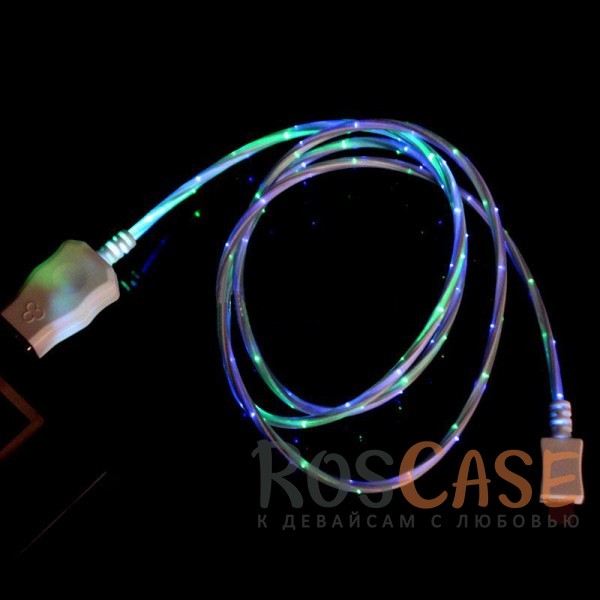 фото дата кабель (светящийся) Navsailor (C-L601) MicroUSB