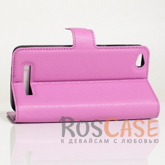 Фотография Фиолетовый Wallet | Кожаный чехол-кошелек с внутренними карманами для Xiaomi Redmi 4a