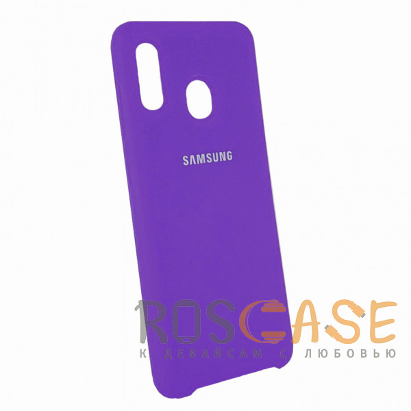 Фотография Фиолетовый Чехол Silicone Cover для Samsung Galaxy A20 / A30