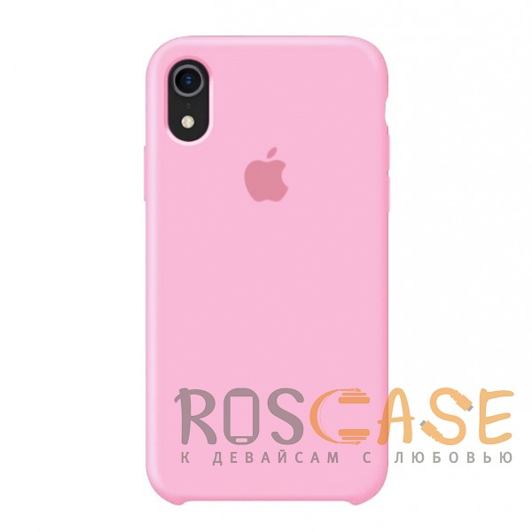 Фото Нежно-розовый Чехол Silicone Case для iPhone XR