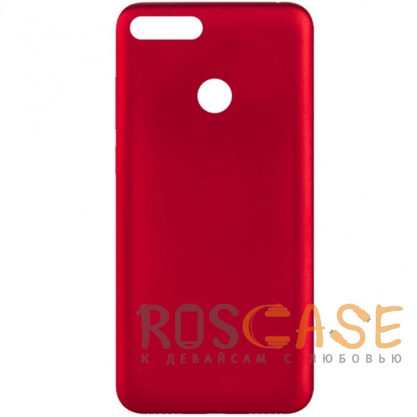 Фото Красный J-Case THIN | Гибкий силиконовый чехол для Huawei Honor 7A Pro / Y6 Prime 2018