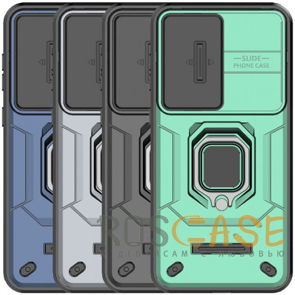 Фото Transformer Ring Holder | Противоударный чехол с кольцом и шторкой камеры для Samsung Galaxy A56 / A36 5G