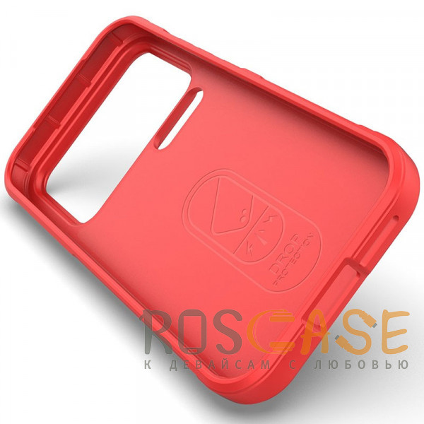 Изображение Красный Flex Silicone | Противоударный чехол для Xiaomi Mi 17 Pro с защитой камеры и микрофиброй