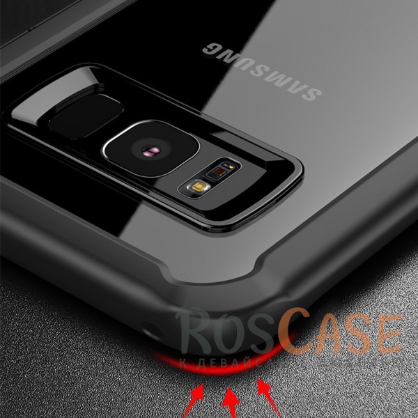 Изображение Черный iPaky Luckcool | Чехол для Samsung G950 Galaxy S8 с цветными силиконовыми вставками