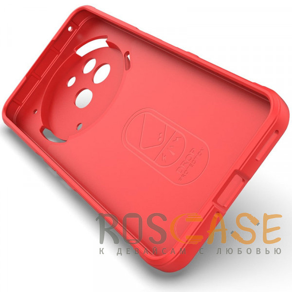 Изображение Красный Flex Silicone | Противоударный чехол для Nothing Phone 3a Pro с защитой камеры и микрофиброй
