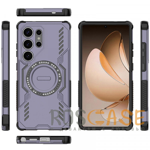 Фотография Фиолетовый Mirage MagSafe | Противоударный чехол с поддержкой MagSafe для Samsung Galaxy S25 Ultra