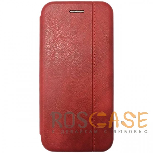 Фото Красный Open Color 2 | Чехол-книжка на магните для Samsung Galaxy A6 (2018) с подставкой и внутренним карманом