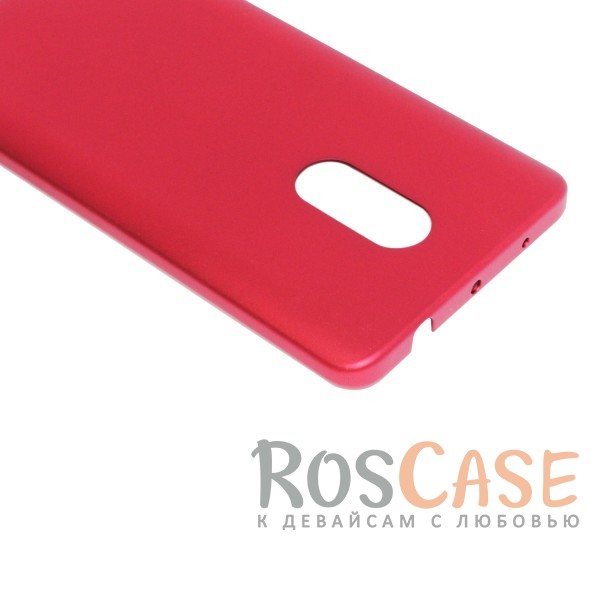 Изображение Красный Joyroom | Матовый soft-touch чехол для Xiaomi Redmi Note 4 (MTK) с защитой торцов