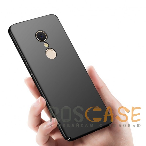 Фотография Черный J-Case THIN | Пластиковый чехол для Xiaomi Redmi 5 с гладким покрытием