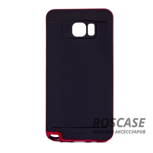 Фотография Черный / Красный iPaky Hybrid | Противоударный чехол для Samsung Galaxy Note 5
