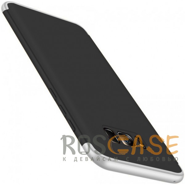Фотография Черный / Серебряный GKK LikGus 360° | Двухсторонний чехол для Samsung G955 Galaxy S8 Plus с защитными вставками