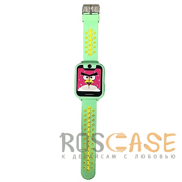 Фото Зеленый Умные детские часы Smart Baby Watch X