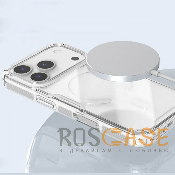 Фото Прозрачный Nillkin Nature PRO Magnetic | Прозрачный силиконовый чехол для магнитной зарядки для iPhone 17 Pro