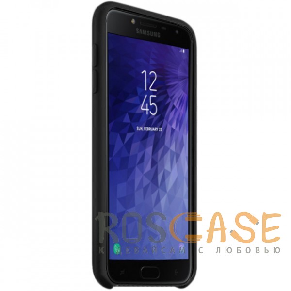 Изображение Черный / Black Силиконовый чехол для Samsung J400F Galaxy J4 (2018) с покрытием Soft Touch