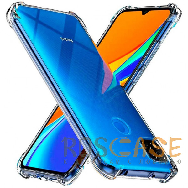Фотография Прозрачный Противоударный силиконовый чехол для Xiaomi Redmi 9C / Redmi 10A с усиленными углами