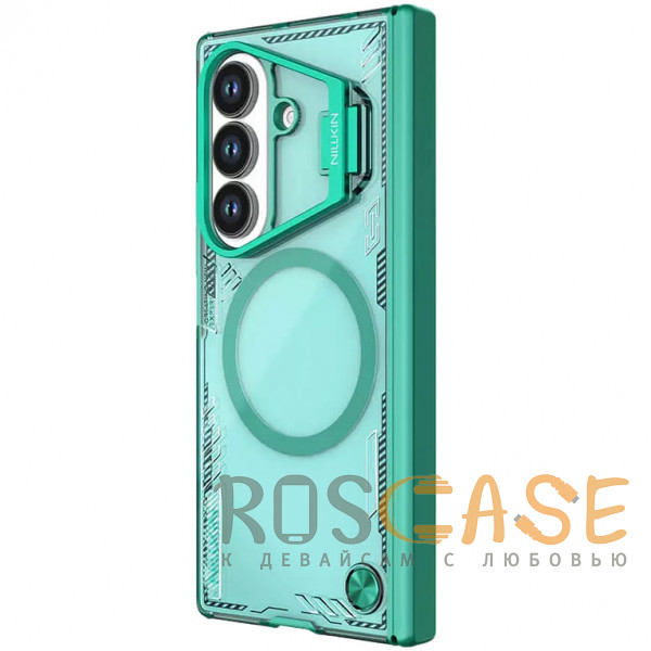 Изображение Зеленый Nillkin Iceblade Prop Magnetic | Полупрозрачный чехол с поддержкой Magsafe и подставкой для Samsung Galaxy Z Fold 7