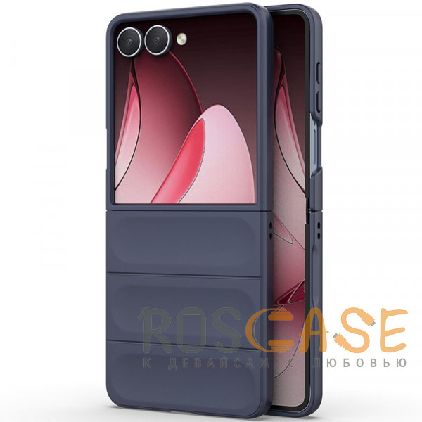 Фотография Темно-синий Flex Matte | Пластиковый чехол с Soft Touch покрытием для Samsung Galaxy Z Flip 7