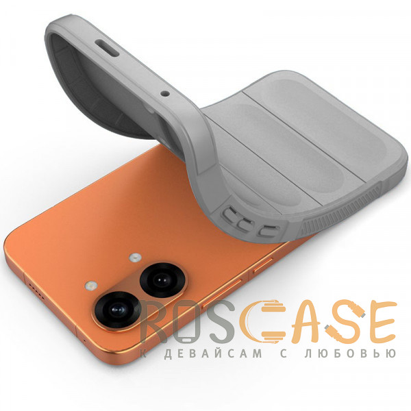 Фотография Серый Flex Silicone | Противоударный чехол для Poco X8 Pro Max / Xiaomi Turbo 5 Max с защитой камеры
