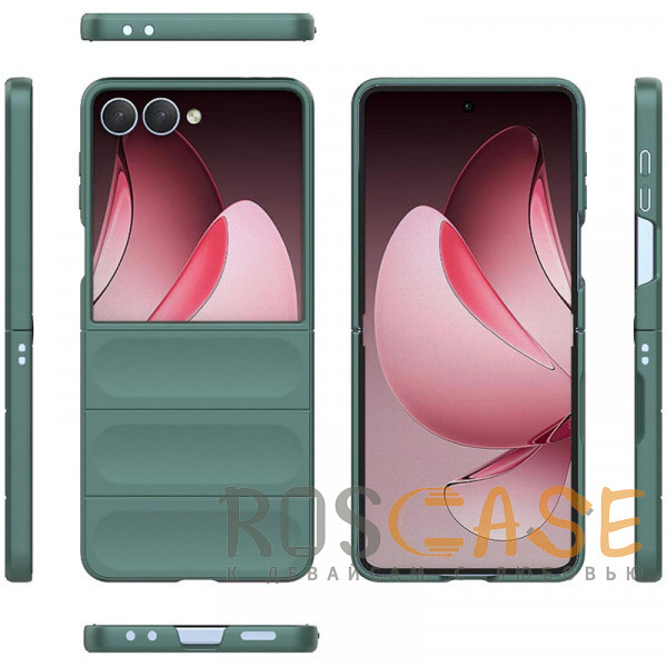 Фото Зеленый Flex Matte | Пластиковый чехол с Soft Touch покрытием для Samsung Galaxy Z Flip 8