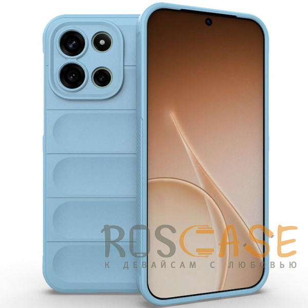 Фото Голубой Flex Silicone | Противоударный чехол для OnePlus Nord 6 / CE 6 / Turbo 6 / 6V с защитой камеры