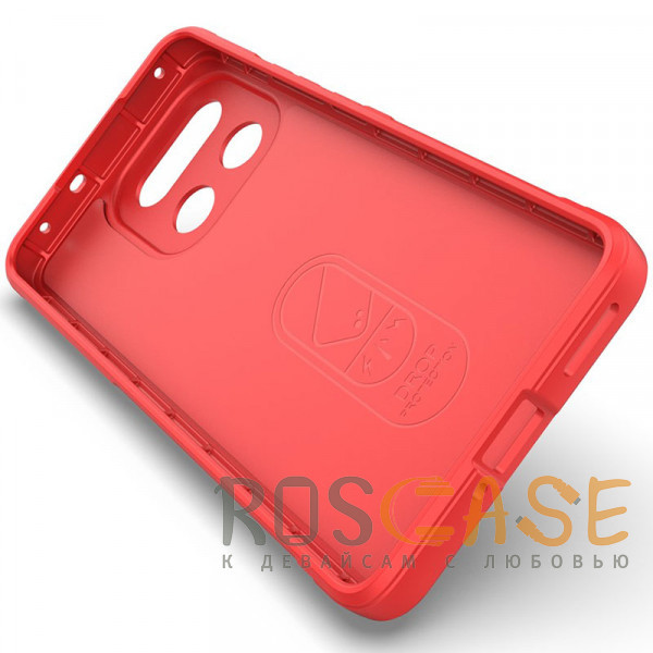 Изображение Красный Flex Silicone | Противоударный чехол для Realme 16 Pro Plus с защитой камеры и микрофиброй