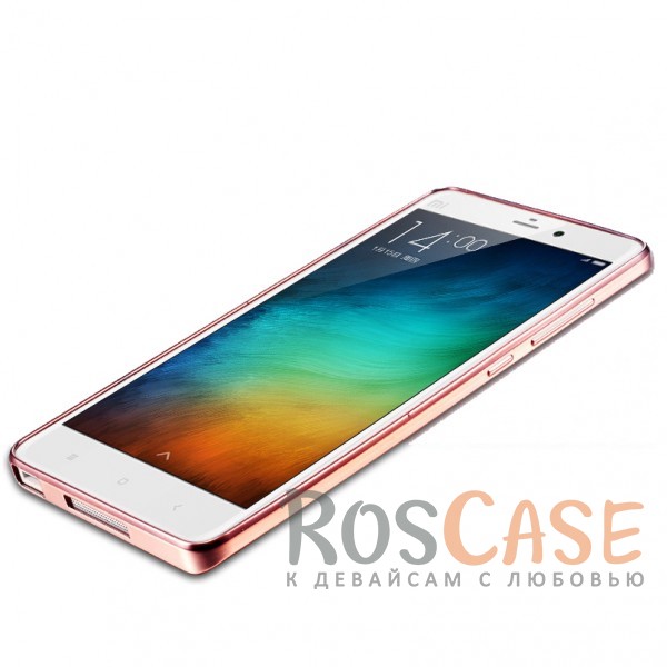 Изображение Розовый золотой/Розовые цветы Прозрачный чехол со стразами для Xiaomi MI5 / MI5 Pro с глянцевым бампером