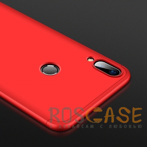 Фотография Красный GKK LikGus 360° | Двухсторонний чехол для Asus Zenfone Max Pro M1 (ZB601KL / ZB602KL) с защитными вставками