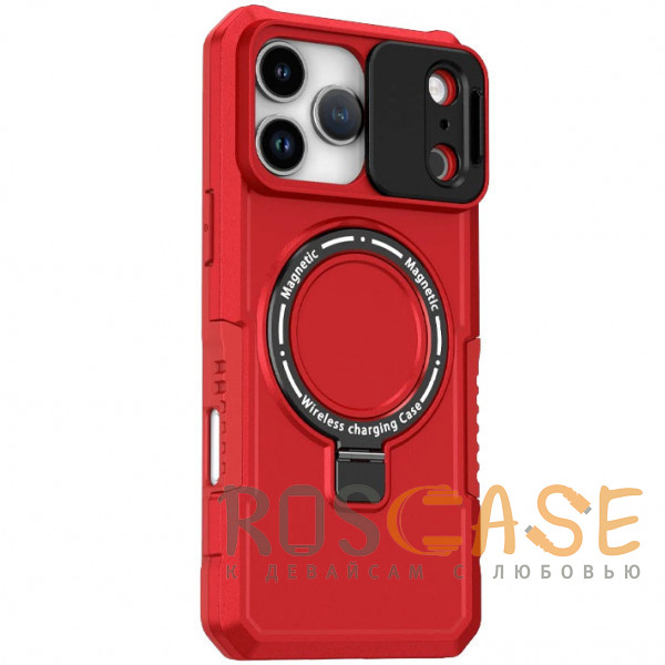 Изображение Красный CamShield MagSafe | Противоударный чехол для iPhone 17 Pro со шторкой для камеры