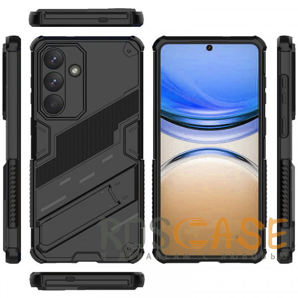 Изображение Черный Megatron | Противоударный чехол-подставка для Samsung Galaxy S26 Plus с защитой камеры