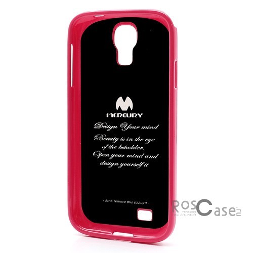 Изображение Малиновый Mercury Jelly Pearl Color | Яркий силиконовый чехол для для Samsung i9500 Galaxy S4