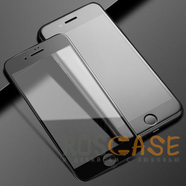 Фото Черный 5D защитное стекло для iPhone 7/8/SE (2020) на весь экран
