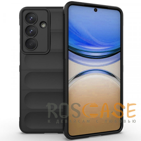 Фото Черный Flex Silicone | Противоударный чехол для Samsung Galaxy S26 Plus с защитой камеры и микрофиброй