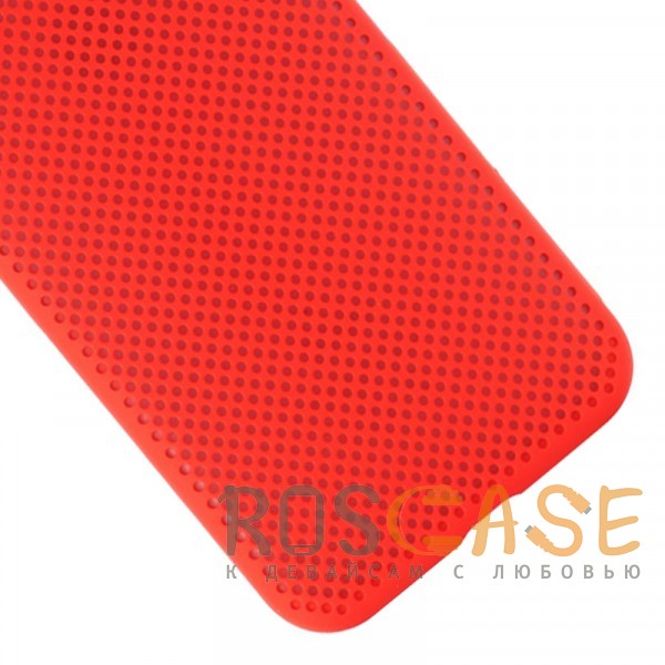 Изображение Красный Air Color Slim | Силиконовый чехол для Xiaomi Mi A2 Lite / Xiaomi Redmi 6 Pro с перфорацией