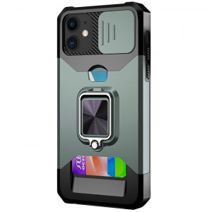 Multi Case | Чехол с кольцом, отделением  для iPhone 11