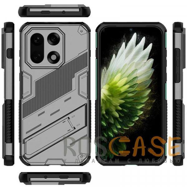 Изображение Серый Megatron | Противоударный чехол-подставка для OnePlus 15 5G с защитой камеры