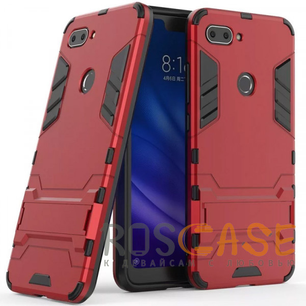 Фото Красный Transformer | Противоударный чехол для Xiaomi Mi 8 Lite/Youth (Mi 8X) с мощной защитой корпуса