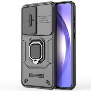 Transformer Ring Holder | Противоударный чехол с кольцом и шторкой камеры  для Samsung Galaxy A56