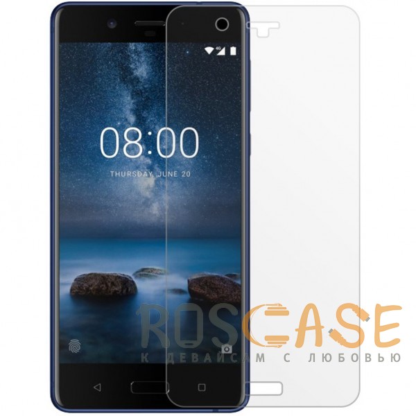 

H+ | Защитное стекло для Nokia 8 Dual SIM (в упаковке) (Прозрачное)