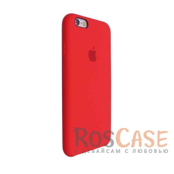 Фото Красный / Red Оригинальный силиконовый чехол для Apple iPhone 6/6s (4.7") (реплика)