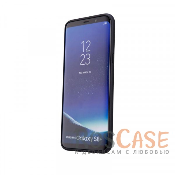 Изображение Черный / Серый Nillkin Mercier | Чехол для Samsung G955 Galaxy S8 Plus с покрытием из искусственной кожи