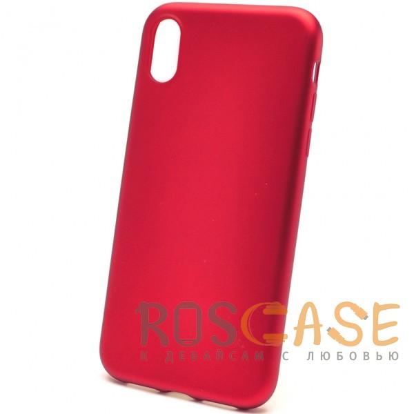 Фотография Красный J-Case THIN | Гибкий силиконовый чехол для iPhone XR